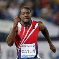 American Justin Gatlin, who has been suspended twice for doping, is now running the fastest times of his career at 33 leading many to question how he is accomplishing them. | REUTERS