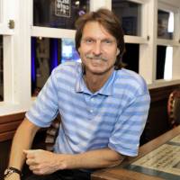 Legendary left-hander Randy Johnson, who visited Japan on an Arizona Diamondbacks goodwill tour, says rising star Shohei Otani of the Hokkaido Nippon Ham Fighters just needs to \"continue to work hard and stay focused.\" | YOSHIAKI MIURA