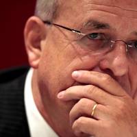 Martin Winterkorn, chief executive officer of Volkswagen AG, pictured here during an interview at the Frankfurt Motor Show in September 2011, announced his resignatoin Wednesday, taking responsibility for the German carmaker\'s rigging of U.S. emissions tests. | BLOOMBERG