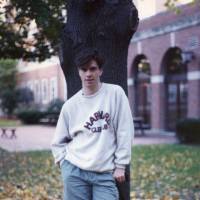 Patrick Harlan is seen on the campus of Harvard University, his alma mater, in 1994. | COURTESY OF PATRICK HARLAN