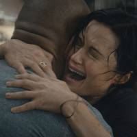 Melodrama at the end of the world: In “San Andreas,” a rescue chopper pilot abandons his post to rescue his estranged wife (Carla Gugino). 'San Andreas' struggles to hold water in post-3/11 Japan