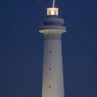 The Huayang Lighthouse is seen during an inauguration ceremony in the South China Sea in this picture released Oct. 9. | REUTERS
