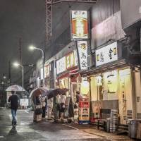 \"If there is a line in front, the food must be good,\" by Hendrik Aschermann, spouse of a diplomat at the Embassy of Germany. | HENDRIK ASCHERMANN