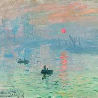 Claude Monet, “Impression, Sunrise” (1872) Monet's experiments meet his masterpieces