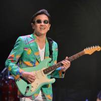 On an island in Shibuya: Masayoshi Takanaka performs at Shibuya Kokaido on Sept. 30 as part of a send-off for the venue. Guitarist Masayoshi Takanaka bids farewell to storied Shibuya venue with a tropical show