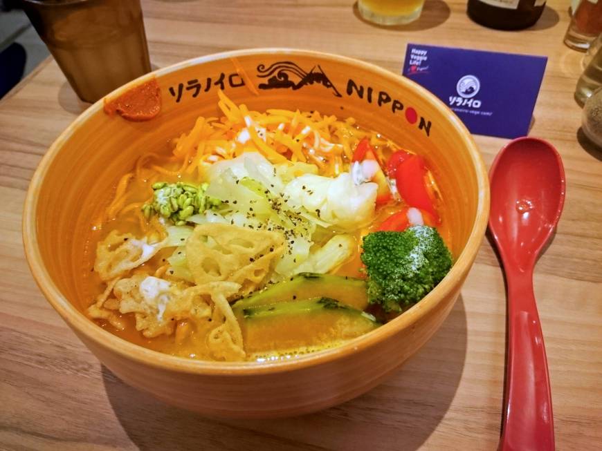 Soranoiro Soranoiro's vegan ramen | ANANDA JACOBS