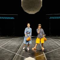 Dumb struck: Wi Sung Hee (left) and Aoi Nozu at a loss in “God Bless Baseball.” Japan-Korea dramas shine