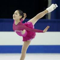 Satoko Miyahara performs her free program at Skate America last weekend in Milwaukee. | REUTERS