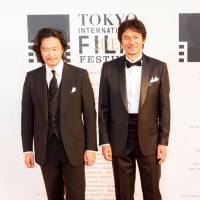 Director Kazuaki Kiriya and actor Tsuyoshi Ihara pose before the opening ceremony of the 2015 Tokyo Film Festival. Their movie \"Last Knights\" is slated to be shown in the Panorama section of the 2015 Tokyo International Film Festival. | MANCE THOMPSON