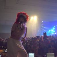 Always on the run: Suiyobi no Campanella performs at the Moshi Moshi Nippon Festival. | MIINA YAMADA