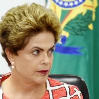 Brazilian President Dilma Rousseff has canceled her trip to Japan that was scheduled for early December. | AFP-JIJI