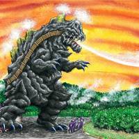 Akita Prefecture\'s Gotochi Kaiju (local monster) \"Tamagura,\" inspired by the Tamagawa hot spring in the city of Senboku, is one of the 47 local monsters included in an online fundraising campaign. | 2014ITTSU/KYODO