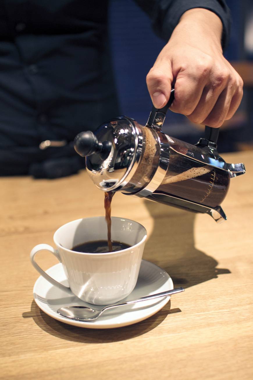 Maruyama Coffee A French press brew at Maruyama Coffee | JAMES HADFIELD