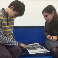 Life lessons: Two students discuss the Paris terrorist attacks at a Tokyo international school. Such tragic events can also be educational opportunities for parents and teachers to introduce issues from conflict resolution to discrimination. In an age of global terrorism, what should we tell the children?