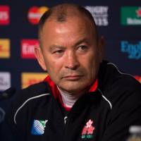 Eddie Jones has stepped down as coach of the Brave Blossoms and is set to leave Japan on Tuesday. | AFP-JIJI