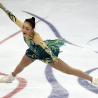 Rika Hongo, who finished sixth at last season\'s Grand Prix Final, struggled with her free skate at the Cup of Russia over the weekend and may not qualify for this season\'s event. | AFP-JIJI