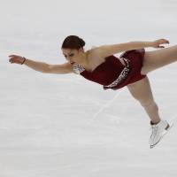 American Courtney Hicks finished second in the women\'s short program on Friday in Nagano. | REUTERS