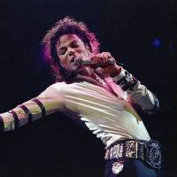 Michael Jackson performs in Kansas City, Missouri, on Feb. 24, 1988. | AP
