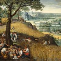 Lucas van Valckenborch\'s \"Landscape in Summer  (July or August)\" (1585) | JAPAN SPORT COUNCIL