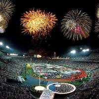 The pageantry of the Opening Ceremony at the 1996 Atlanta Olympics is seen here. | MARK SHEARMAN