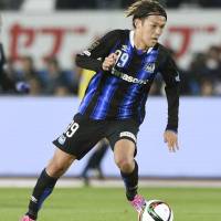 Gamba Osaka\'s Takashi Usami led his team with 19 goals during the two-stage regular season. | KYODO