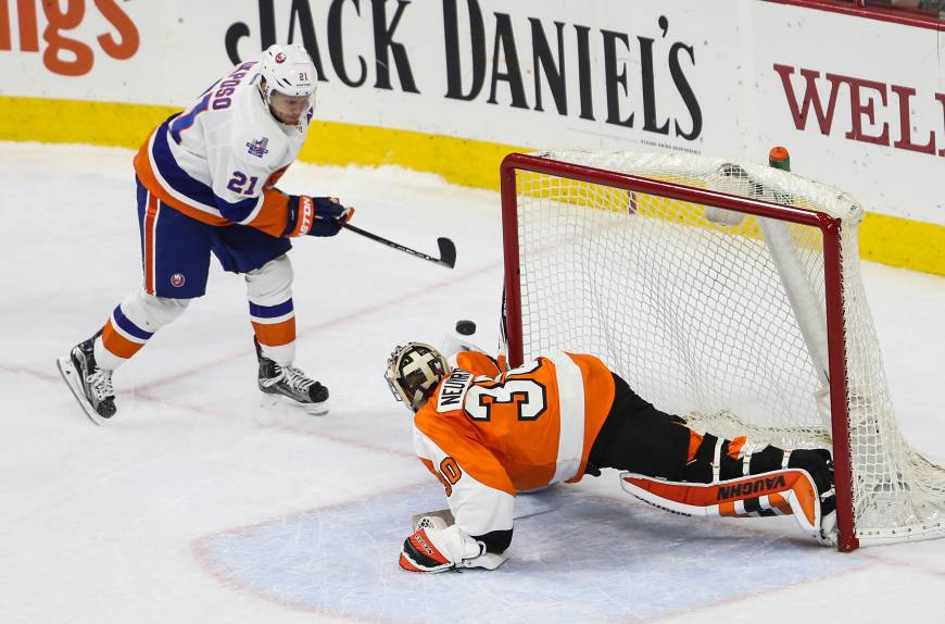 islanders down flyers in shootout the japan times flyers islanders final score