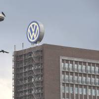 The headquarters of Volkswagen AG is seen in Wolfsburg, Germany, in this file photo taken in September. | GETTY / KYODO