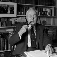 Harold Wilson in his study in Westminster, London, in 1986. History repeats itself as U.K.'s Cameron risks party schism over EU vote