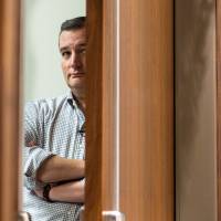 Republican presidential candidate Sen. Ted Cruz waits to be introduced at a Conservative Leadership Project forum in Columbia, South Carolina, on Friday. | AP