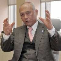 Tokyo Gov. Yoichi Masuzoe speaks during an interview in Tokyo on Jan. 7. | YOSHIAKI MIURA