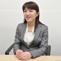 Sayaka Murata, head of the Kamonohashi Project, speaks about her efforts to end sexual exploitation and trafficking of women and children in developing countries during an interview in Tokyo on Jan. 18. | YOSHIAKI MIURA