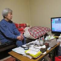 Keiko Sawada relaxes at her home in Nakano Ward, Tokyo, on Dec. 14. | TOMOKO OTAKE
