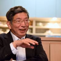Masahiko Sato speaks about his experience as a dementia patient during an interview in Kawaguchi, Saitama Prefecture, on Dec. 9. | SATOKO KAWASAKI