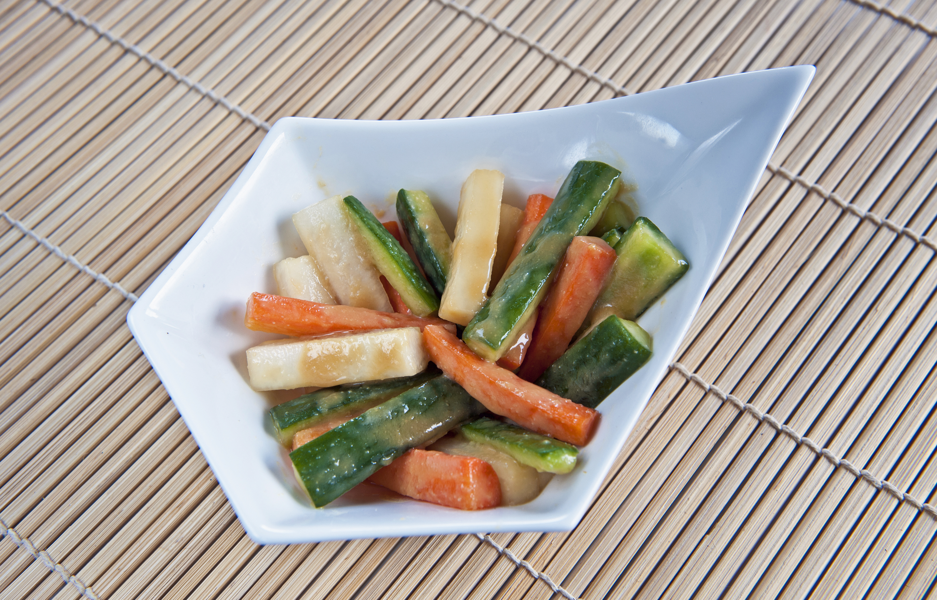 Miso-marinated vegetables. | MAKIKO ITOH