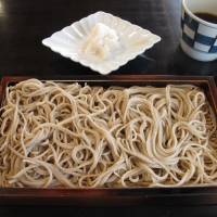 The noodles at Matsubara-an Keyaki are light and delicate, with plenty of subtle, nutty buckwheat fragrance. Above: karami seiro soba (served with grated daikon and a dipping sauce). Matsubara-an Keyaki: Handcrafted soba and traditional snacks high above Harajuku