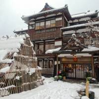 The century-old main building of Rankeiso inn is at its most picturesque when dusted in white, powdery snow. | MANDY BARTOK