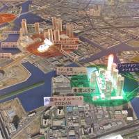 High living: A diorama of proposed tower condos on the Tokyo waterfront. Buying and selling new condos has been a way for parents to avoid inheritance taxes when passing down property and money to their children. Getting a high rise out of dodging taxes