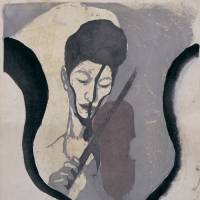 \"Impression of a Violinist (Portrait of Suwa Nejiko)\" (1946) | THE NATIONAL MUSEUM OF MODERN ART, TOKYO