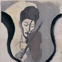\"Impression of a Violinist (Portrait of Suwa Nejiko)\" (1946) | THE NATIONAL MUSEUM OF MODERN ART, TOKYO