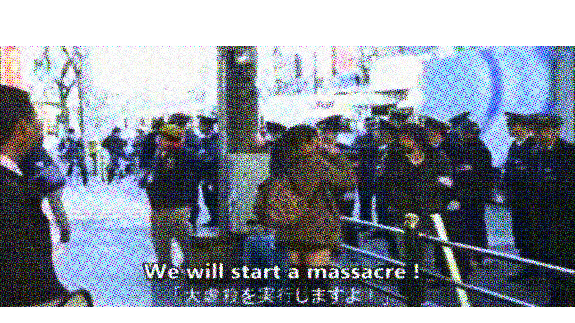 Footage that shocked the world: This video of a junior high school girl calling for a Nanking-style massacre of Koreans went viral online in 2013. She was taking part in a demonstration in the largely Korean enclave of Tsuruhashi in Osaka, standing before a number of police officers who did nothing to stop her. | KYODO