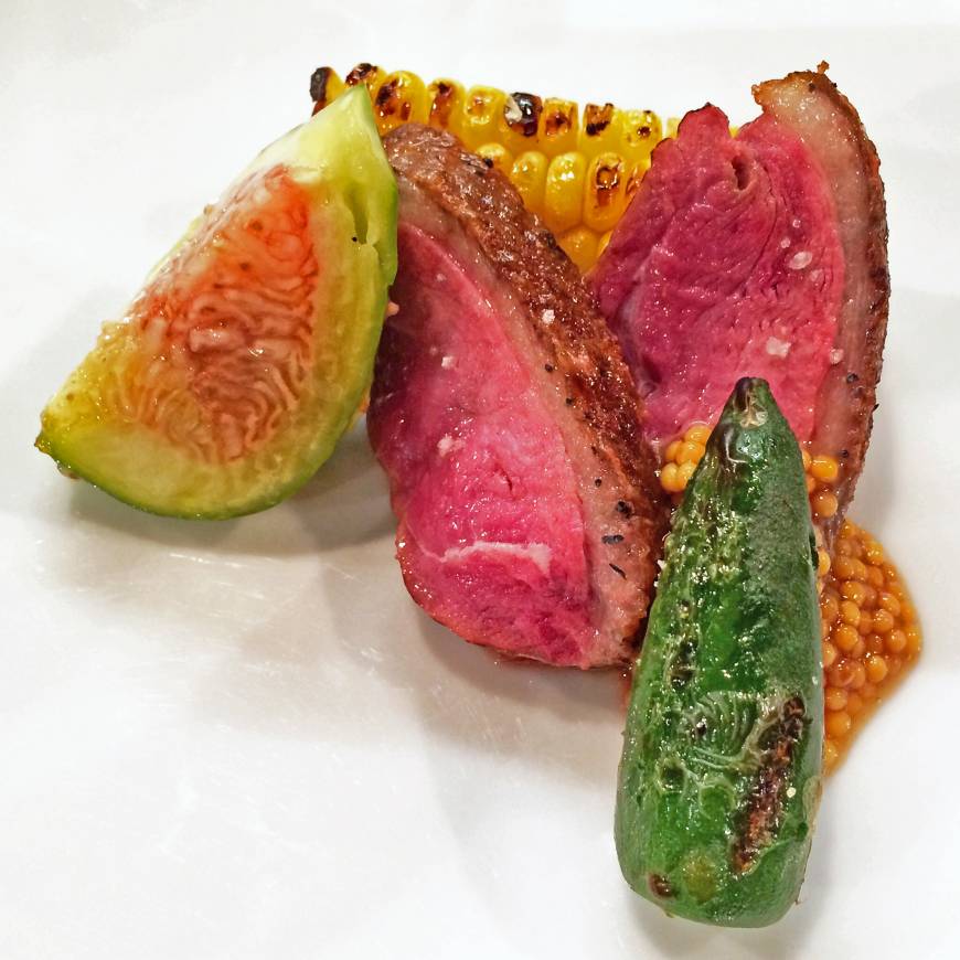 Ranjatai More than just chicken: Ranjatai's menu often includes grilled duck with seasonal accompaniments, such as corn and figs in summer. | ROBBIE SWINNERTON