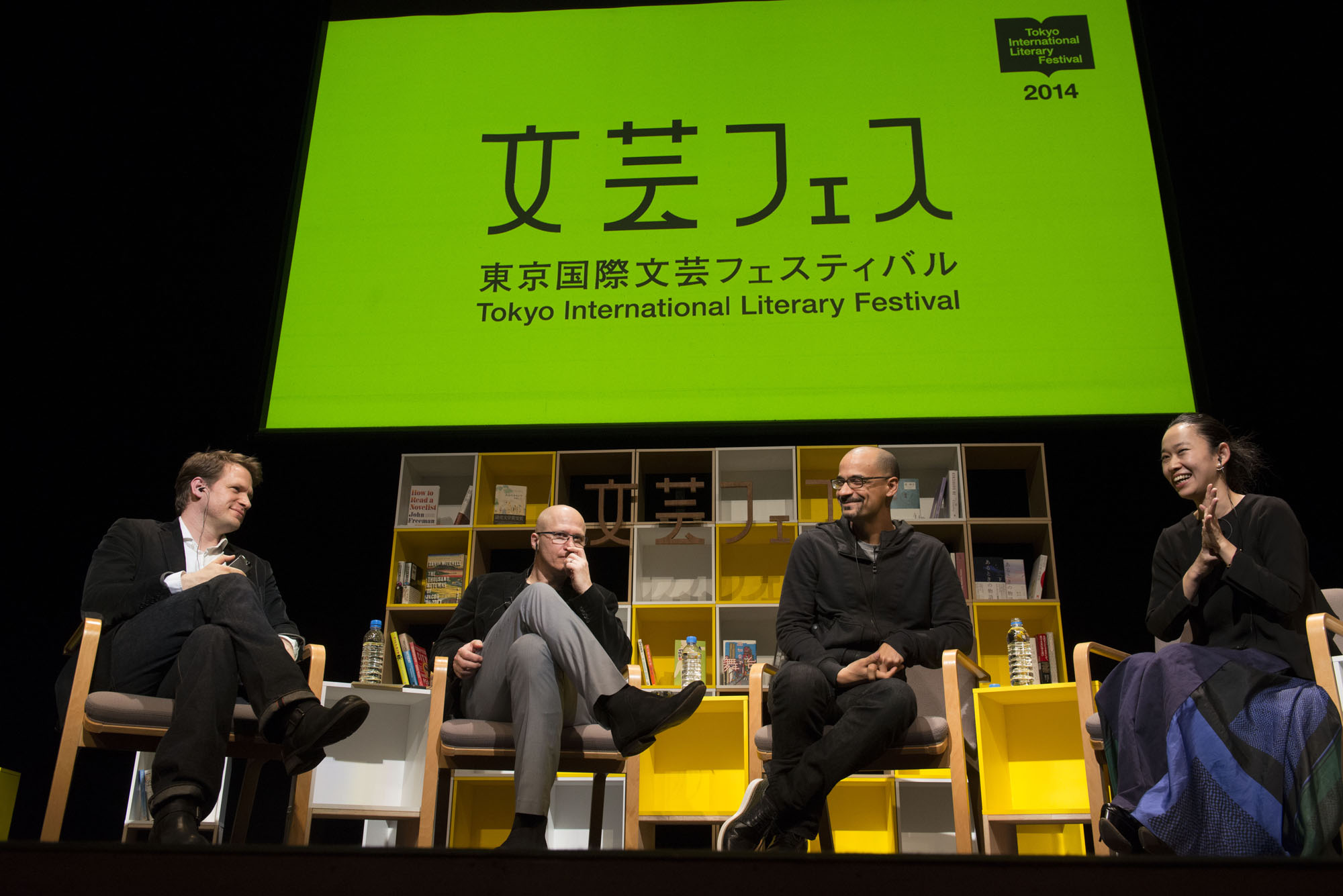 A new chapter: After a successful event in 2014 with a diverse range of speakers, including Junot Diaz (right) and Aleksandar Hemon (left), the Tokyo International Literary Festival was forced to take a one-year hiatus. Helmed by a new team, the festival will return in 2016 with a strong lineup of speakers. | COURTESY OF THE TOKYO INTERNATIONAL LITERARY FESTIVAL