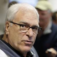 New York Knicks president Phil Jackson pulled the plug on coach Derek Fisher on Feb. 8 after losing nine of 10 games. | AP