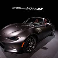 Mazda Motor Corp.’s MX-5 sports car, known as the Roadster in Japan. | AFP-JIJI