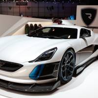 The Concept S electric automobile, produced by Rimac Automobili, is displayed on the first day of the 86th Geneva International Motor Show. | BLOOMBERG