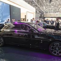 The new Rolls Royce Wraith Black Badge at the 86th International Motor Show in Geneva. | AP
