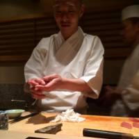A meal at Sushi Tokami is naturally season-centric, but Sato\'s maguro tasting flight, which ends with melt-in-your-mouth otoro, is on the menu year-round. | ROBBIE SWINNERTON