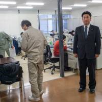 First things first: \"Putting to one side industry\'s demand for more trainees, potential problems include Japan\'s unique language, its lifestyle habits, culture,\" says Onagawa Mayor  Yoshiaki Suda (right). Unless we have an atmosphere in which both sides accept cultural differences, there will be a lot of issues.\" | MICHEL HUNEAULT