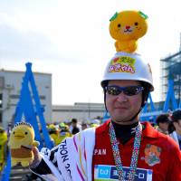 Motoshi Kouda, IT company staff, 39 (Japanese): I have done marathons in  Ehime, Shonan (in Kanagawa Prefecture), Kasumigaura (in Ibaraki) and Tokyo. Tokyo is  No. 1 in terms of the support from people lining the route,  and of course is the biggest in Japan. After the Tokyo Marathon, I would rank the Aqualine Marathon (Tokyo Bay) second, then Ehime in Shikoku as No. 3. | ISTOCK