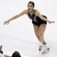 Mirai Nagasu will skate at the world championships next week in Boston after being added to the U.S. team following an injury to Polina Edmunds. | AP